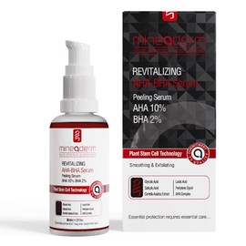 Mineaderm Revitalizing AHA BHA Face Serum | Exfoliating & Pore Minimizing Facial Serum for Smooth, Even Skin Tone, Hydrating and Oil Balancing Serum for Face | Anti-Aging & Anti-Acne Serum 1 oz