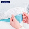 subrtex Mattress Topper Protector Cover Twin Size - Cover Only-