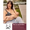 momcozy Seamless 4-in-1 Nursing Bra for Hands-Free Pumping, CozyFitClasp Pumping