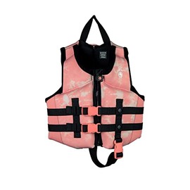 Radar Girl's - CGA Life Vest - Bubble Gum Swirl - Child (30-50lbs)