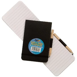 4 x A6 Police Ruled Notebooks + Pencil Reporters Notepad Pocket Umpire