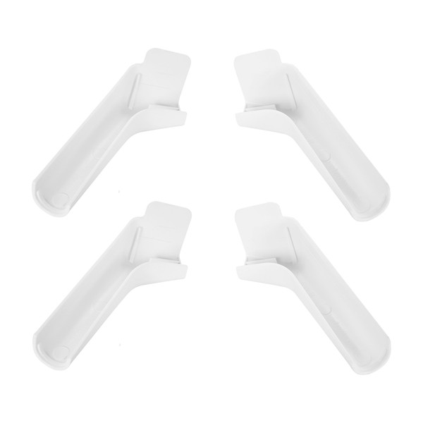 B&B Moulders RecPro 4 RV Rain Gutter Spout Long Version Left and Right White | Made in America