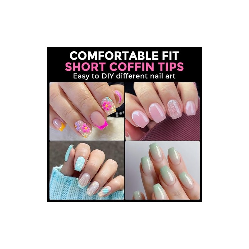 UNA GELLA Puntas de uñas 557