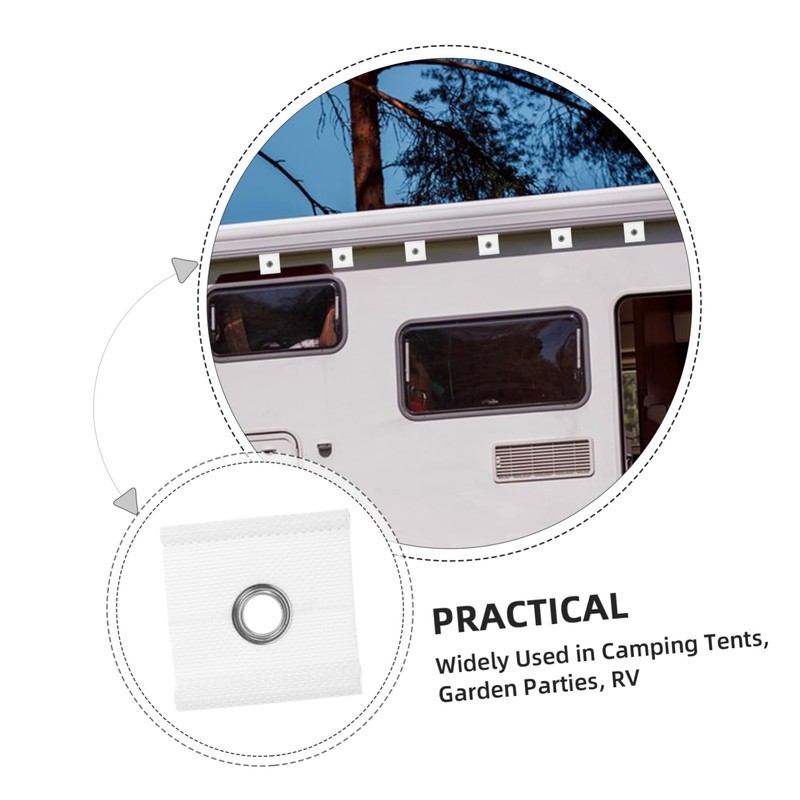 Alipis Awning Eyelets 6 Pack 5/6mm-7/8mm Rv Canopy Piping Secure