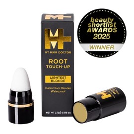 MHD Root Touch Up | Root Touch Up Powder for Colour Touch Up & Root Cover Up | Easy Application for Instant Root Cover Up & Grey Coverage | 2.7g Lightest Blonde