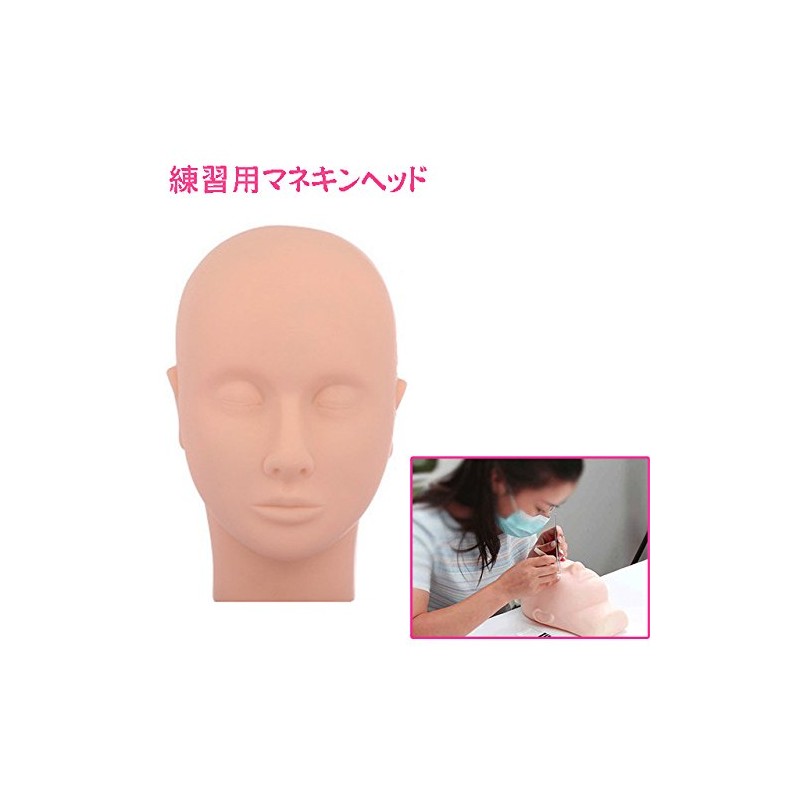 Practice Mannequin Head/Makeup Practice Eyelash ekusute・a-tomeiku・ Face Points