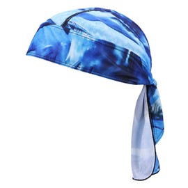 Bandana Breathable Sports Headgear Outdoor Cycling Scarf UV Protection Cap Pirate Scarf Quick Drying Headscarf Bicycle Running Sports Headscarf Pirate Cap Summer Hat for Men and Women
