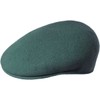Kangol Hat 504 Wool Flat Cap 0258BC Winter Pine Green
