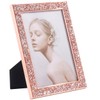 Baseo Rhinestone Picture Frame 5x7, Bling Diamond Photo Frame, Made