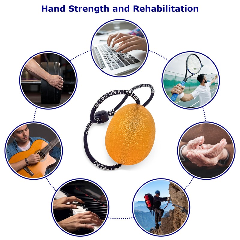 THE EGG ON A THREAD - hand squeezer trainer, grip