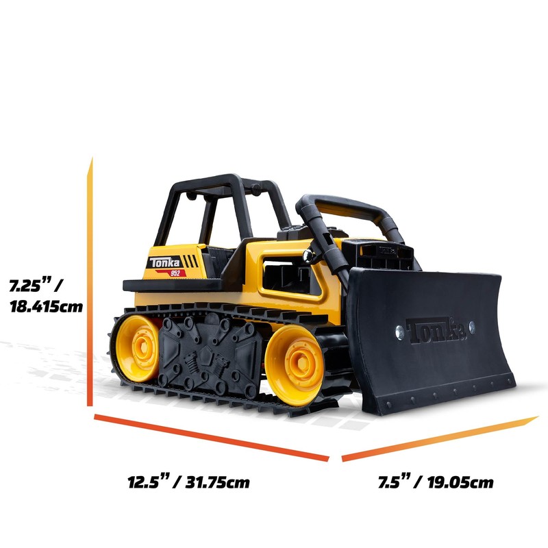 Tonka Steel Classics - Bulldozer - Made with Steel &