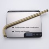 SEABEFORE 16" long sweep shower arm Wall Mounted Gold shower