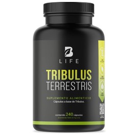 Tribulus de 240 Cpsulas Estandarizado al 45 de 1000 mg. Ingredientes naturales. Tribulus Terrestris B Life.                                           