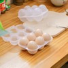 MONOJLY Dustproof Egg Boxes with 6 Compartments with Lids Keep