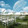 8 Pack Clear Bubble Umbrella Wedding, High-Visibility Transparent Rain Umbrellas