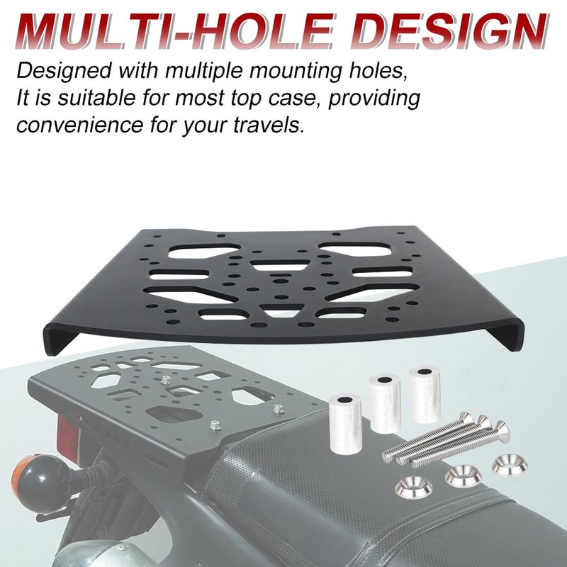 Xitomer Luggage Rear Rack Fit for TW200 1987-2025 TW200 Motorcycle