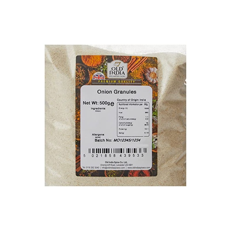 Old India Onion Granules 500g