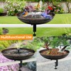 OUISJYER Deck Mounted Bird Bath, Easy to Clean12 Detachable Bath