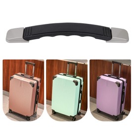 Mxfans Black Strap Flexible Handle with Bracket and Screws for Suitcase Luggage B018