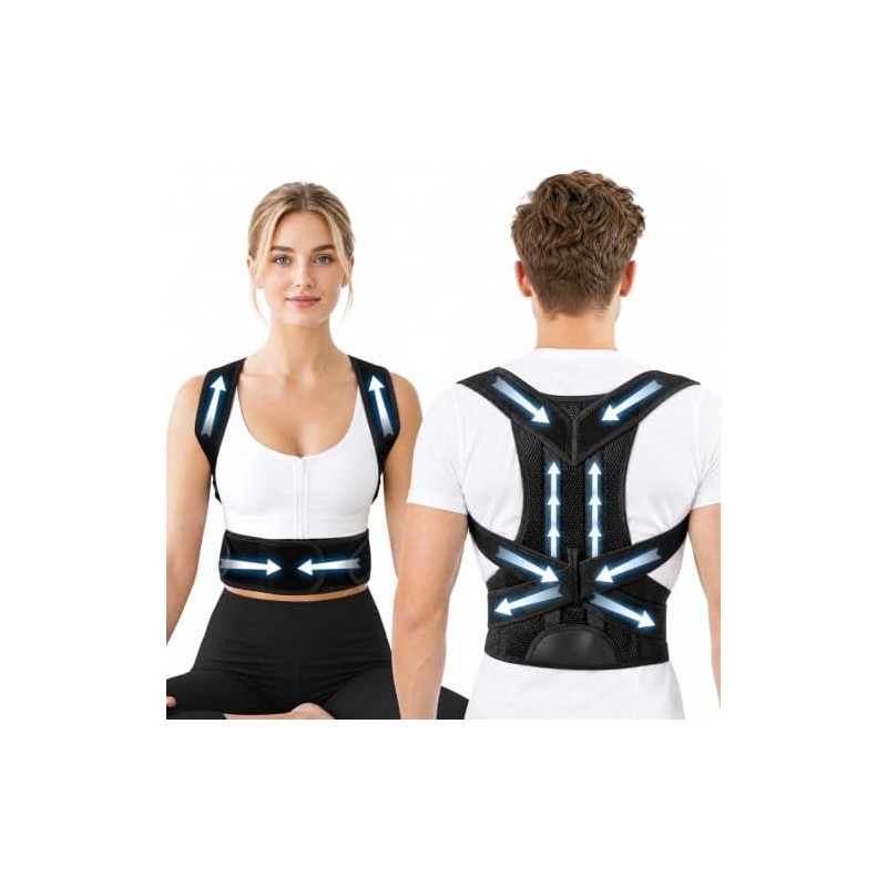 Corrector de Postura Hombre y Mujer, Faja para Postura de