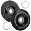 Peakloong 2 Pack Wood Grinding Wheel for Angle Grinder 125mm