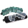 zalati Small Tackle Box 2pcs Portable Case with 10 Compartmentss
