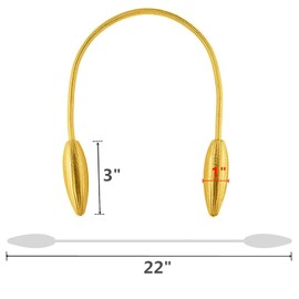 SWTOOL 2-Pack Curtain Holdbacks Curtains Tiebacks Home Decorative Window Drape Twist TieBacks Random Modelling Curtain Holdbacks (Gold)