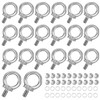 Elesunory 20 Pack Eye Bolts with Nuts, M6 Lifting Shoulder