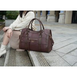 MKF Collection Duffle Bag for Women Girls – PU Leather Large Cute Weekender Overnight Sleepover – Carry on Luggage Bag