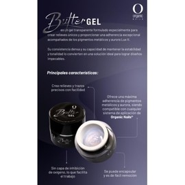 Organic Nails Butter Gel, Transparent Sculpting Gel for Precise Nail Art