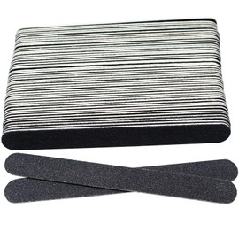 Nail Files, 50Pcs Professional Nail Files 100/180 Grit Nails File Wooden Double Sided Nails File for Natural and Acrylic Fingernail Buffer Block Manicure Tools Pet Grooming Tools