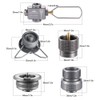 Gas Saver Plus with Gas Adapters for Camping Backpacking Hiking