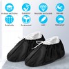 flintronic flintronic 4 Pairs Reusable Overshoes, Waterproof Non-Slip ShoeCovers, Eco-Friendly