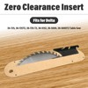 ANTOBLE 3Pcs Zero Clearance Insert Throat Plate Fits for Delta