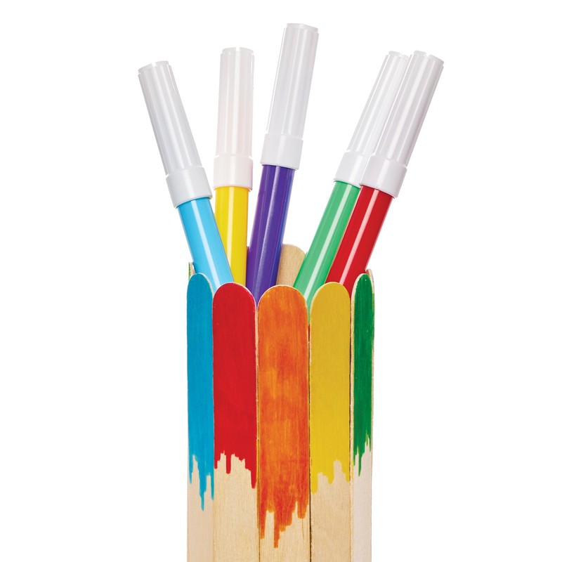 Baker Ross FN234 Jumbo Wooden Craft Sticks - Pack of