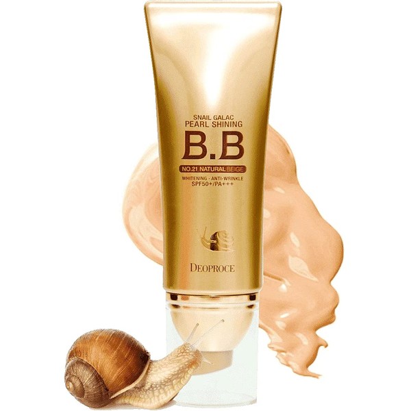 Deoproce Snail Galac Pearl Shining BB Cream SPF50+/PA+++ (#21 Natural Beige)