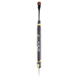 KADS Kolinsky Nail Art Brush Double Head Nail Art Brush Scalp Nail Art Brush for Nail Art Dedicated Brush with Double Head (2#)