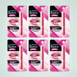 Anjumain Lip Ice Magic Color Lip Balm Strawberry × 2g × 6 / 립아이스 매직컬러 립밤 스트로베리 × 2g × 6개