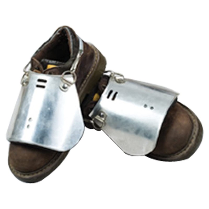 Attisstore - Protector de pie unisex de aluminio para zapatos