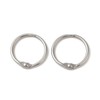 LiQunSweet 100 pcs 20mm 304 Stainless Steel Round Ring Clasps