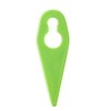 FourShow 100Pcs【PA6】 Plastic Blades Compatible with Gtech Grass Trimmer Strimmer