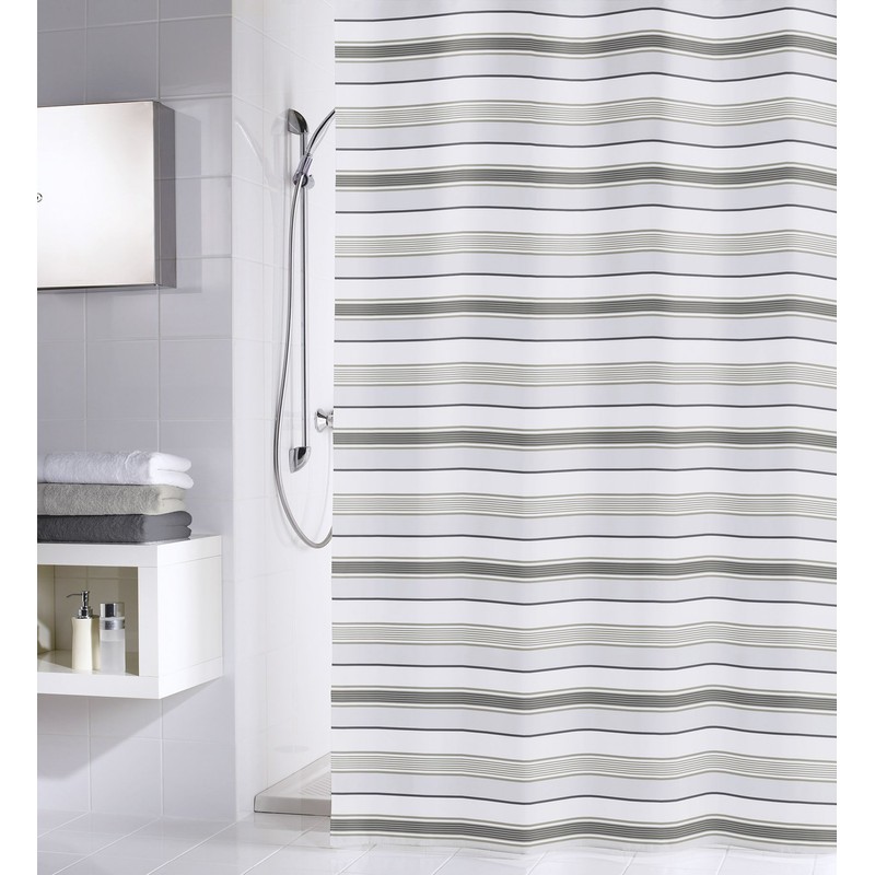 Meusch Lane 2301120305 Shower Curtain 180 x 200 cm Grey