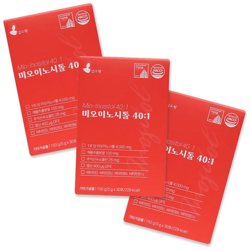 Kim So-hyung's studio Myoinositol 40:1 powder stick daily intake 5g