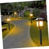 Mipcase Solar Light Ground Stakes Replacement Durable Outdoor Stakes for
