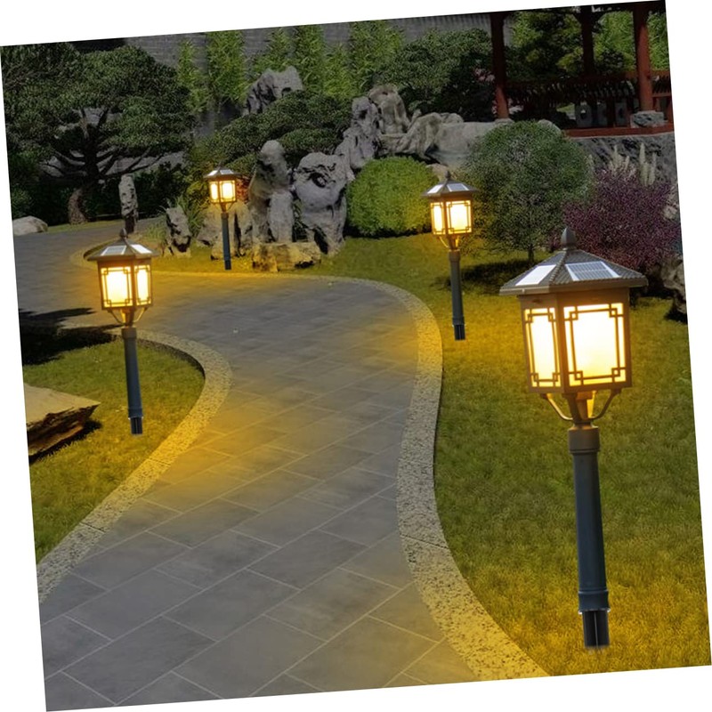 Mipcase Solar Light Ground Stakes Replacement Durable Outdoor Stakes for