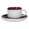 La Cafetiere Barcelona 290ml Tea Cup & Saucer Plum