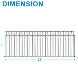 SafBbcue BAC351 BBQ Warming Rack for Traeger Accessories 22 Series, Traeger Lil' Tex 22, Traeger Century 22 Pellet Grill, Traeger Eastwood 22 Series Shelf, Treager BBQ07 Stainless Steel Grill Rack
