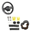 Bling Car Accessories Set Rhinestone Steering Wheel Cover Coaster Starter