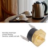 5PCS KSD301 Copper Thermostat Bimetal Normally Closed M4 Snap Disc