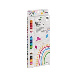 Javana 90721 - Textil Texi Mäx Stoffmalstifte, 18-Er Set by